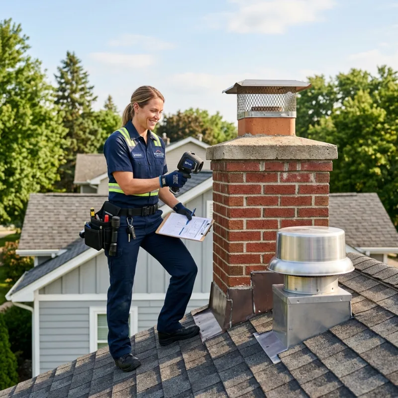 Technician inspecting a Albert Park roof cavity and ductwork for a dead bird